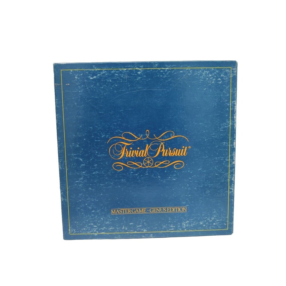 Vintage 1981 Trivial Pursuit Replacement BOX ONLY EMPTY BOX MasterGame Genus Ed.